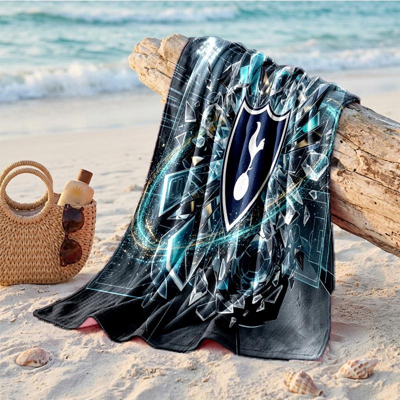 Tottenham Hotspur Print Microfiber Beach Towel Quick Dry Absorbent Large Towel For Beach Swimming Travel