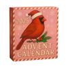 Red Bird Christmas Countdown 2025 24 Days Acrylic Bird Ornaments with Hooks Festive Holiday Decor for Tree & Shelf Unique Gift