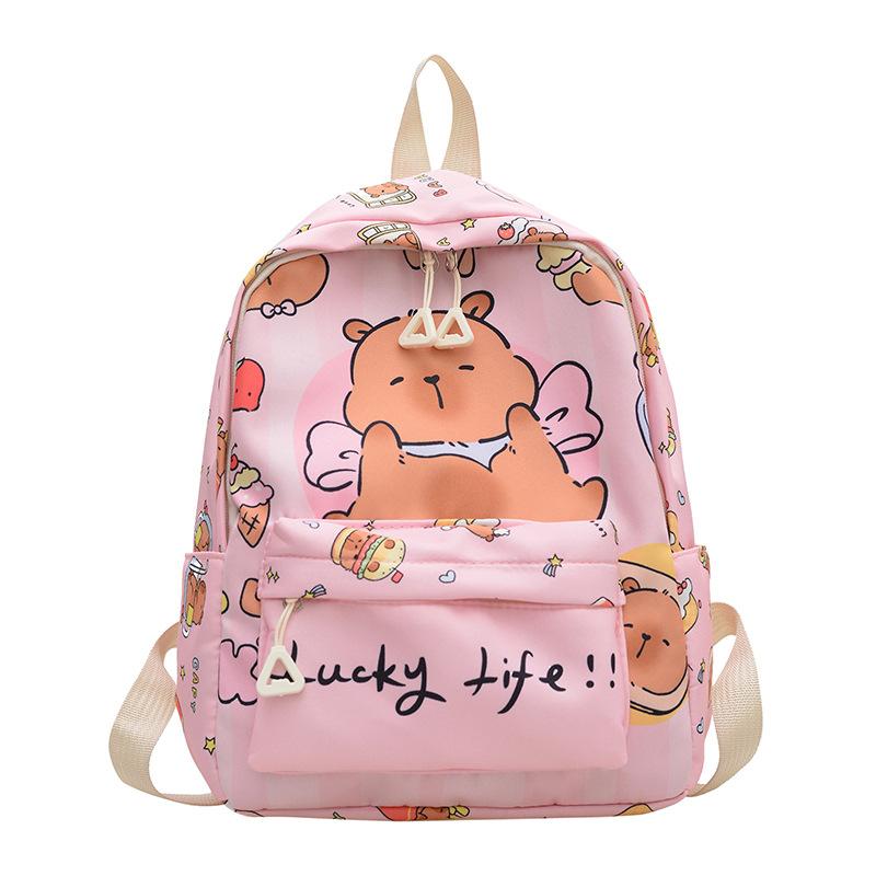 Little Girl Cute Backpack, New Boy and Girl Cartoon School Bag, Light and Small Children's Back