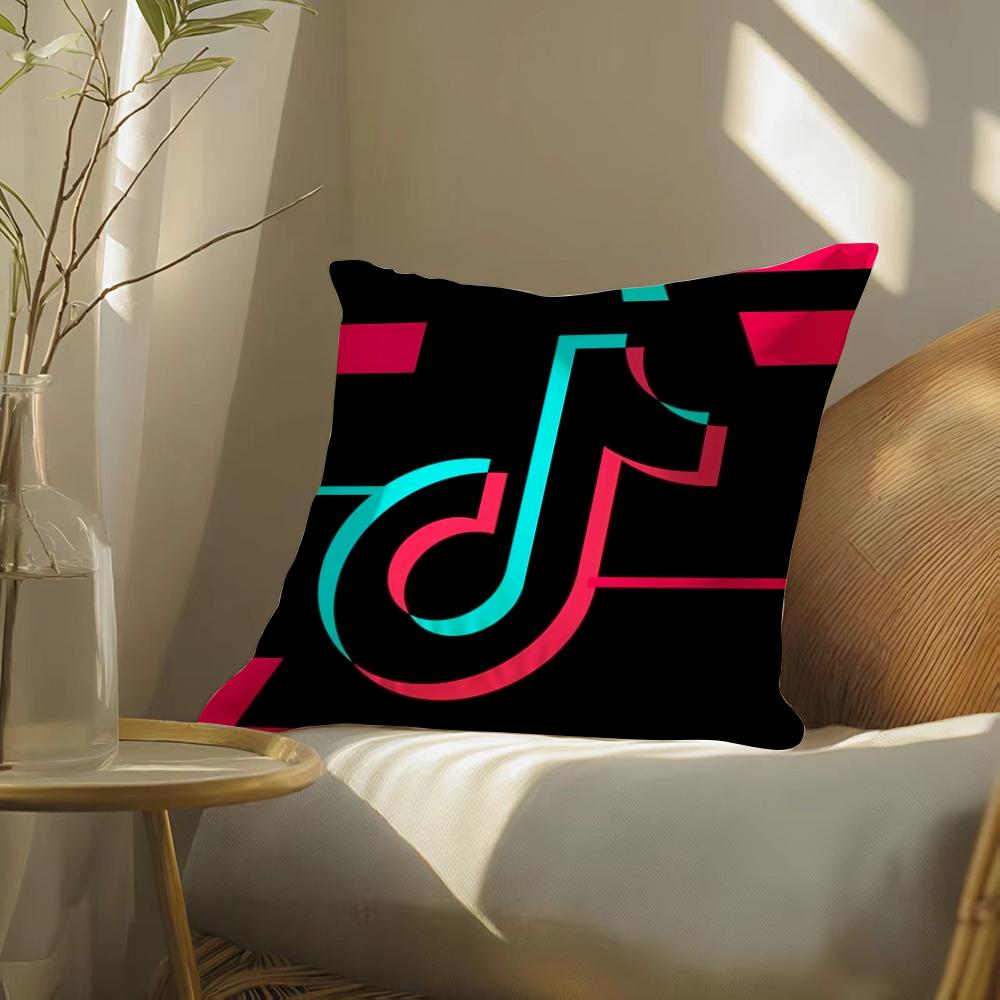 

Trendy TTiktoks Pillow Case Silky elegant Comfort Sofa Bed Invisible zipper 30cmx30cm