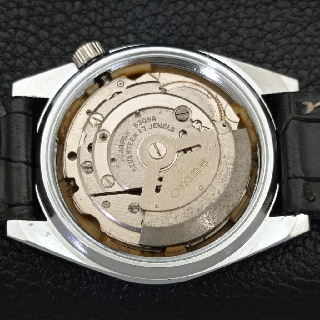 AUTOMATIC VINTAGE REFURBISHED SEIKO 5 JAPAN MENS GREEN DIAL WATCH a440457-4 Sk-a440457