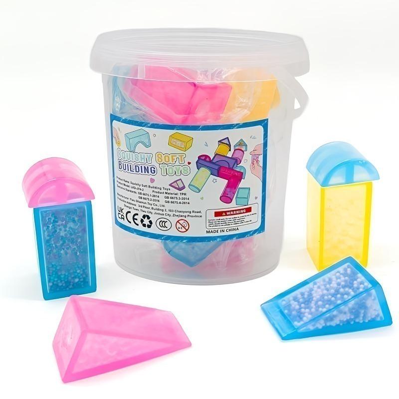 Educational Brick Fidget Toy Squishy Stress Relief Sensory Toy for Anti-Anxiety Relief