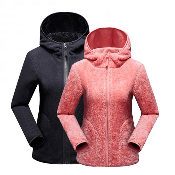 coral fleece jacket