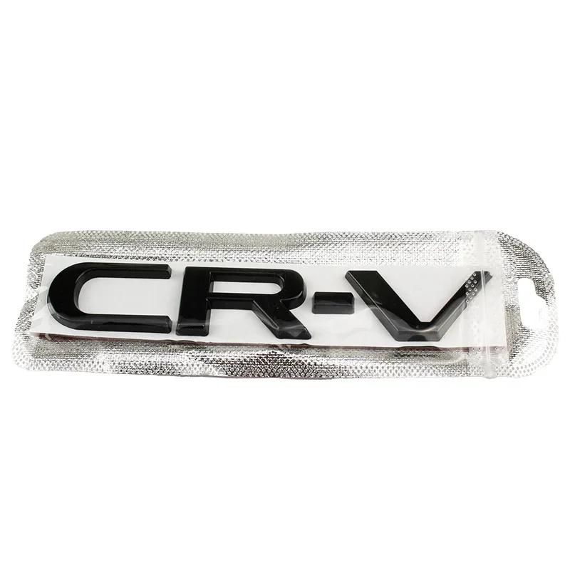 15.4cm Metal 3D Car Stickers Side Fender Badge Styling for Honda CRV Logo 2023 2024 Rear Trunk Emblem Decal Exterior Accessories