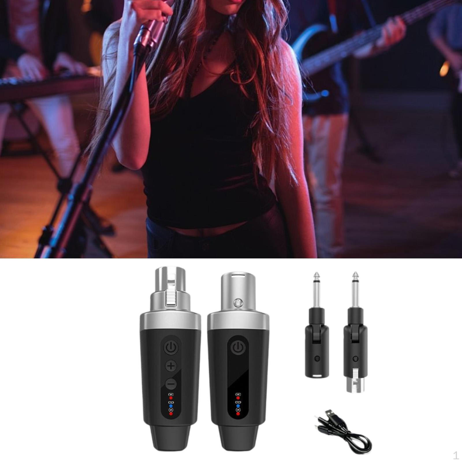 

Микрофонная система Передатчик Приемник USB для аудио PA Конденсаторный микрофон Set A