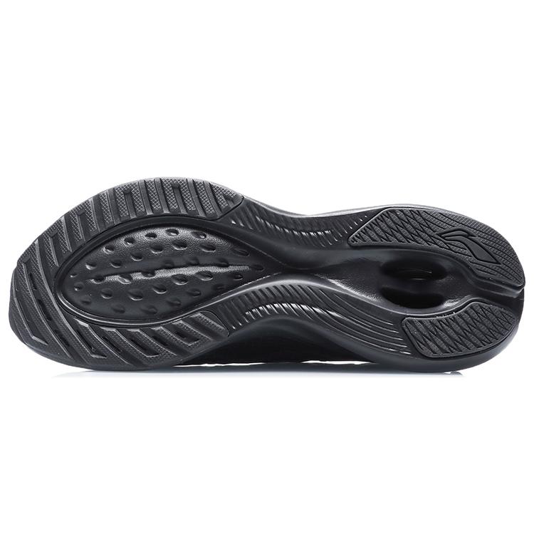 New LiNing Support Shock Absorption Low Top Running Shoes Unisex Black Yellow ARHR057-1