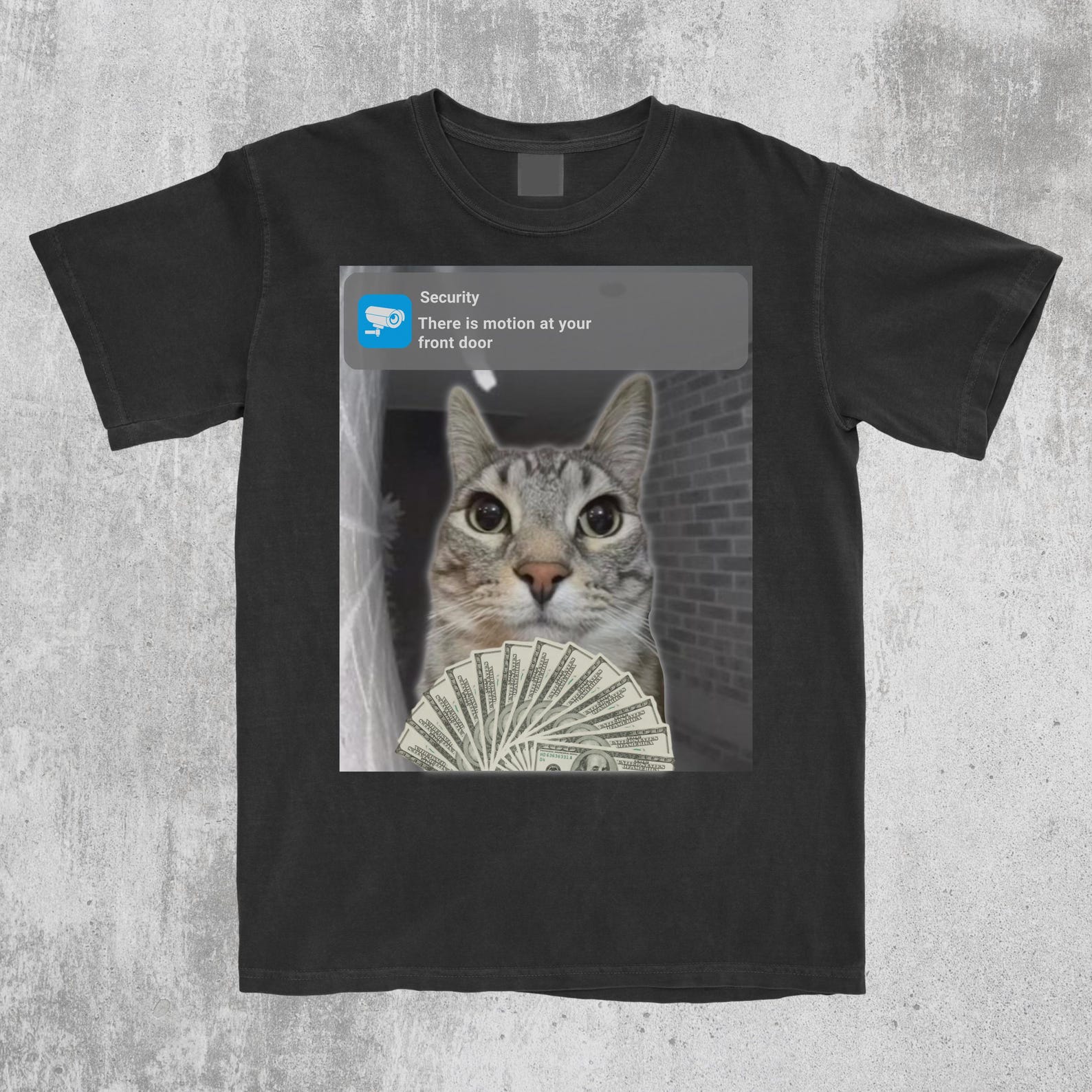 Ring Cat with Motion Meme Shirt, Cursed Cat, Funny Meme Shirt, Ironic Shirt, Cat Lover Gift, Oddly Specific, Unhinged Shirt, Cursed, Cringe XL