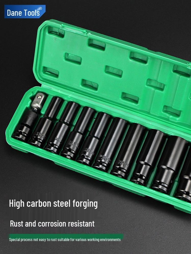 Electric Wrench Socket Set with Extended Hex Heads & Fly Electric Board Tool