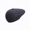 Podzimní a zimní klasika Shuniu pánský klobouk středního a staršího věku táta děda ochrana uší klobouk dopředu bavlna plochý cylindr muž