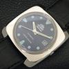 BRUKT ORIENT AUTOMATISK 46941 JAPAN HERRE DATO BLÅ FARGE SKIVE KLOKKE a432832-2 R113-a432832