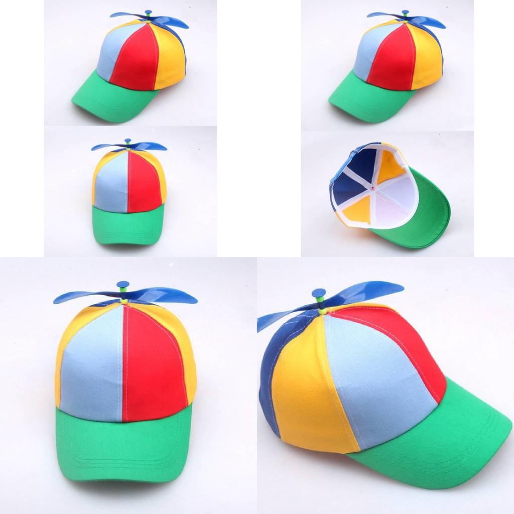 European Style Detachable Propeller Childrens Baseball Cap Sun Protection Breathable Summer Hat For Kids And Adults