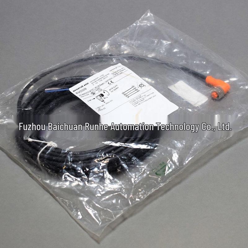 Brand New EVC006 IFM Sensor with Socket Connection Cable - 1-Year Warranty, In Stock