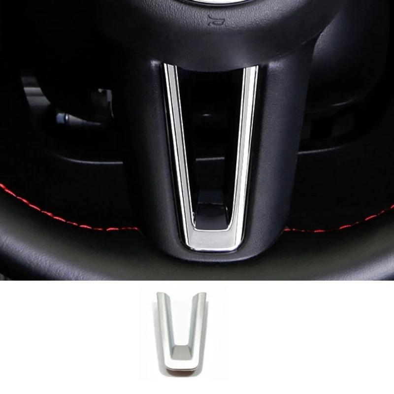 For Mazda 3 Axela BP CX-30 DM cx-50 -  Steering Wheel Trim Circle Sequ Ring Cover Button Decoration Sticker