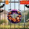 Cartoon Halloween Ghostly 2D Flat Acrylic Wall Decors Light Hanging Craft Ornament For Home Office School Decoration