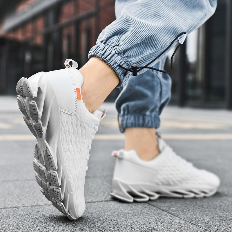 Herresko Joggesko Herre tenis Luksussko Herre casual Trainer Race Pustende mote loafers løpesko for menn