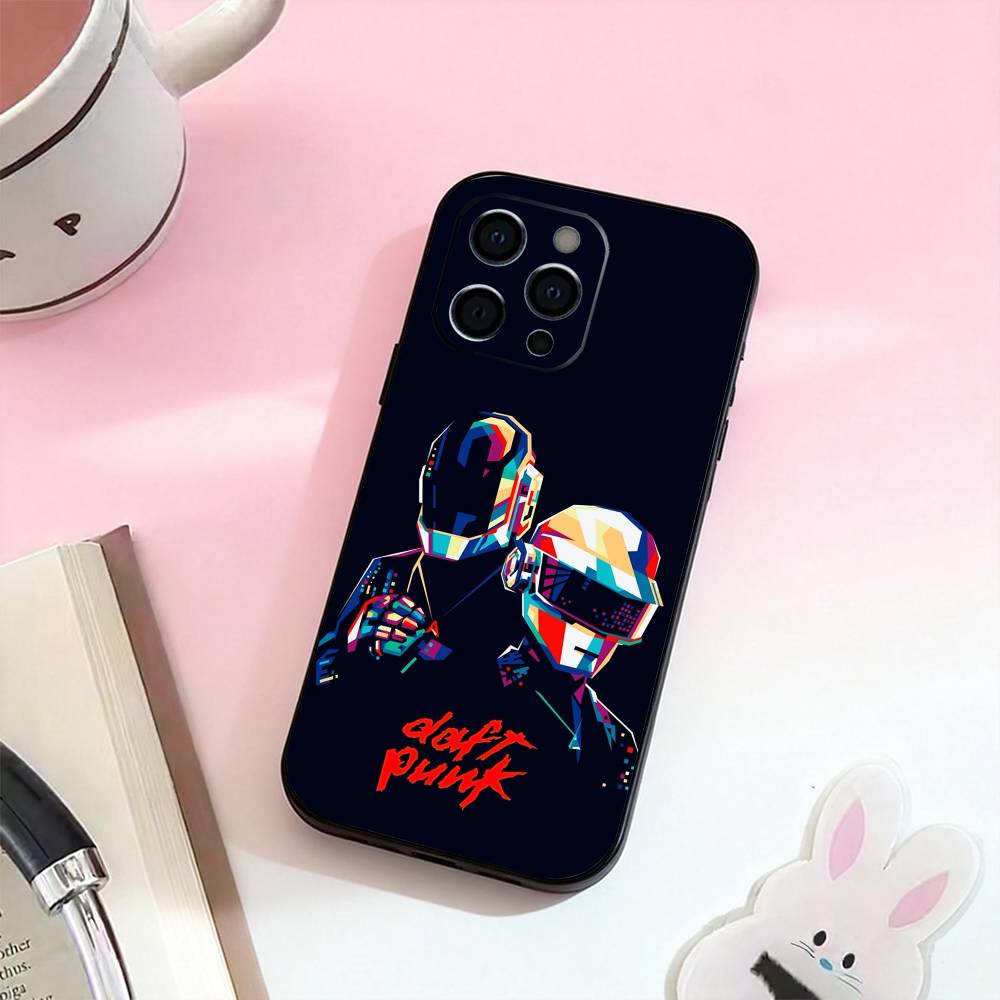 Hot Daft Punk cool Phone Case Silicone Soft For IPhone 17,16,15,14,13,12,11,XS,Plus Pro Max