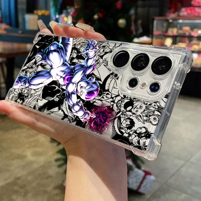 Anime Goku Vegeta Frieza D-Dragon Ball Phone Case For Samsung Galaxy S25 FE S26 S24 S23 S22 S21 Ultra S26 Plus S25FE Clear Cover