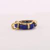 Lapis Lazuli Pentagon Pendant 925 Sterling Silver Gold Plated Geometric Fine Jewelry Gift for Her