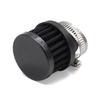 uxcell Vzduchový filter, 1,0 palca (25 mm) Priemer nasávania pre automobily, Filter nasávania vzduchu, Nastaviteľná svorka, Čierna