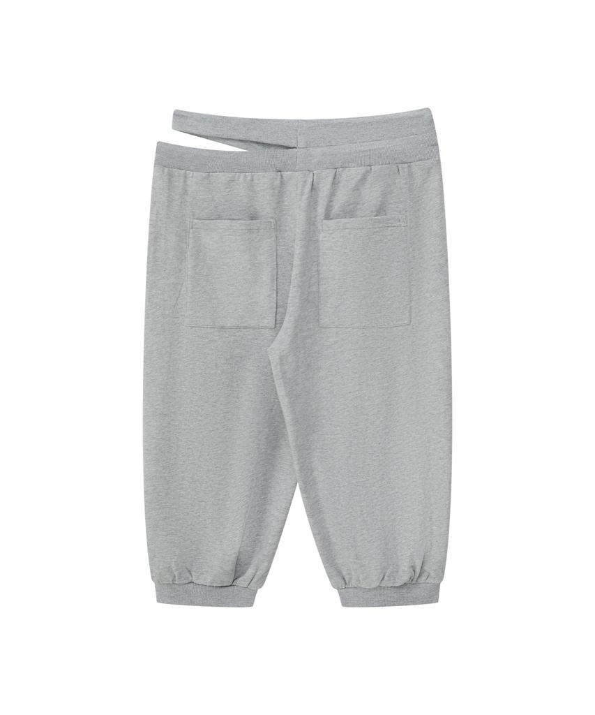 Soleubelum Split Waist Capri Pants