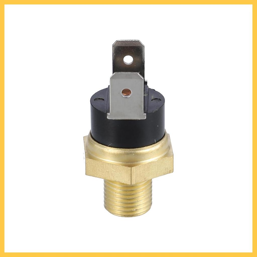 Universal Automotive Radiator Engine Cooling Fan Temperature Thermo Sensor Switch 1/8'' NPT 125-140 Degrees on 104 Degrees Off Auto Replacement Parts