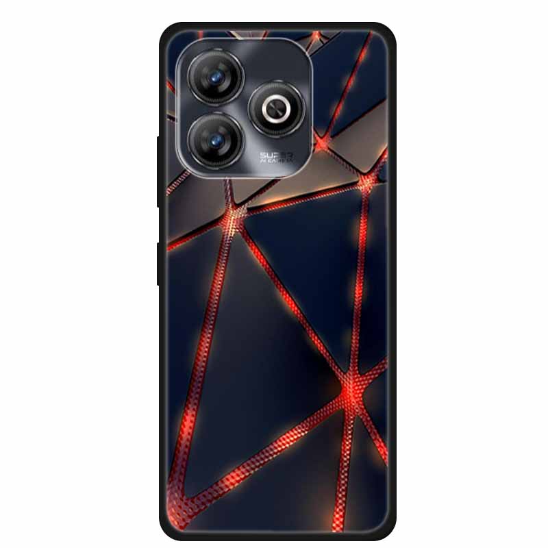 Pro ZTE BLADE A75 4G Pouzdro Zvířata Měkký Silikon TPU Pouzdra na Telefon Zadní Kryt Pro ZTE BLADEA75 Nárazuvzdorný Vlk Ochranný Cool Coque