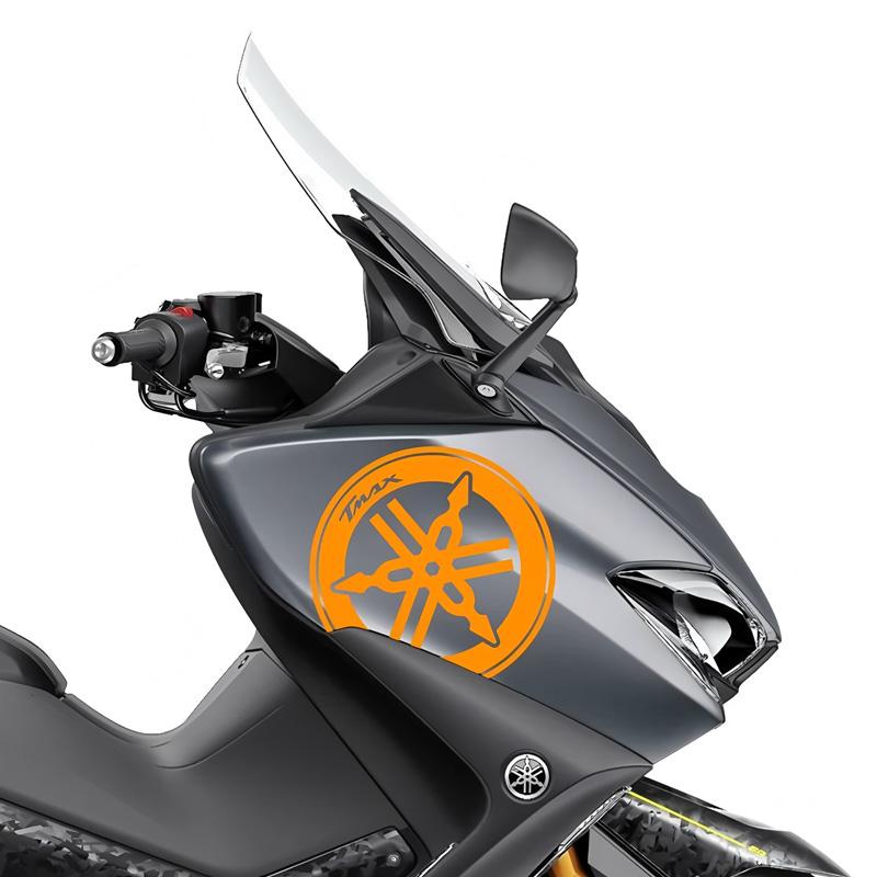 Geeignet für Yamaha TMAX530 560 Aufkleber für die Autoveränderung, mit personalisierten Kopf-Autoaufklebern mit floralen Designs.