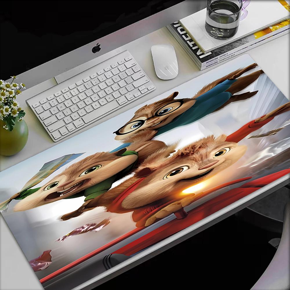 Alvin und die Chipmunks Thema Mauspads, Rutschfeste Gummiunterlage, Multifunktionale Büro- & Heimdekoration, Perfekt für die Personalisierung des Arbeitsplatzes.
