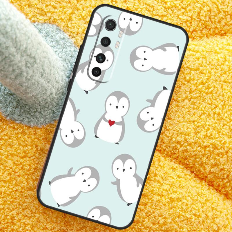 Cute Penguin Pattern Case For Xiaomi 17 Pro Max 13 14 15 Ultra 13T 14T 15T Cover For POCO X7 X5 X6 F5 F6 F7 F8 Pro