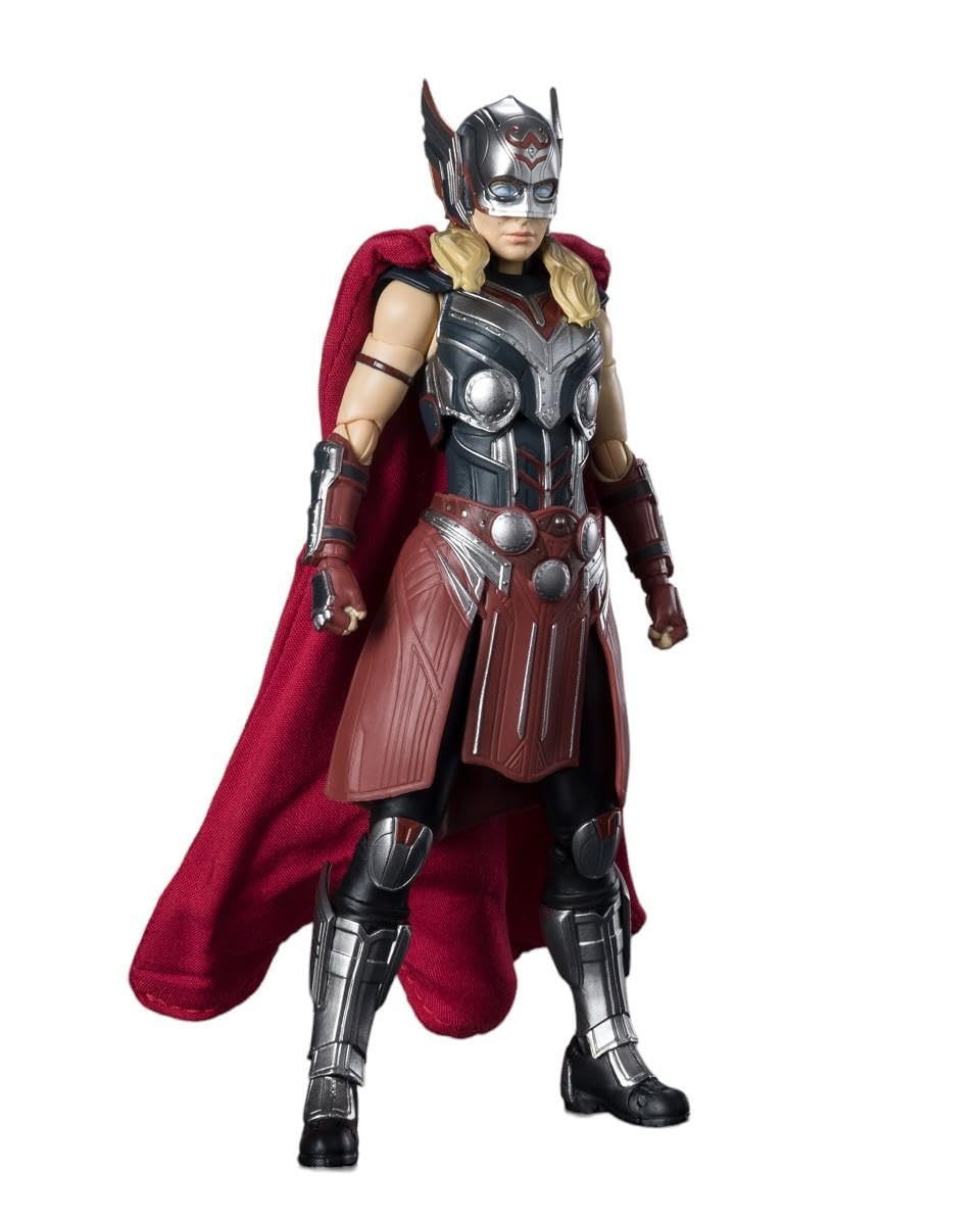 TAMASHII NATIONS MARVEL Джейн Фостер Любовь и 145 мм ПВХ Ткань Окрашенная Фигурка Действия S.H.Figuarts (Тор Гром) приблизительно. АБС, и