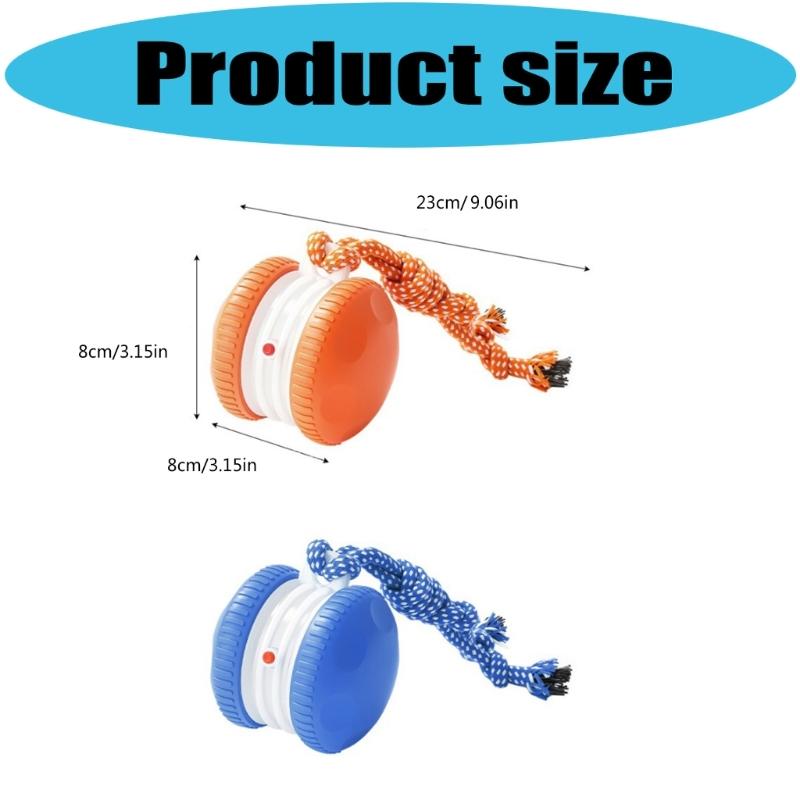 Practical Plastic Friendly Electric Rolling Ball with Random Movement Rechargeable for Pet Dogs Compact and Portable