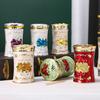 Zahnstocherhalter Vintage Geprägter Zahnstocherspender Große Kapazität Tisch-Zahnstocher-Aufbewahrungsbox für Zuhause