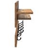 Wall Mounted Nightstand Reclaimed Wood Look 90 x 15 x 36 cm Engineered Wood