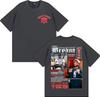 Rapper Bryant Myers Album 2025 Tour Cover T-shirts for Men Harajuku Gothic Streetwear T Shirt Male 100% Cotton Oversized T-shirt