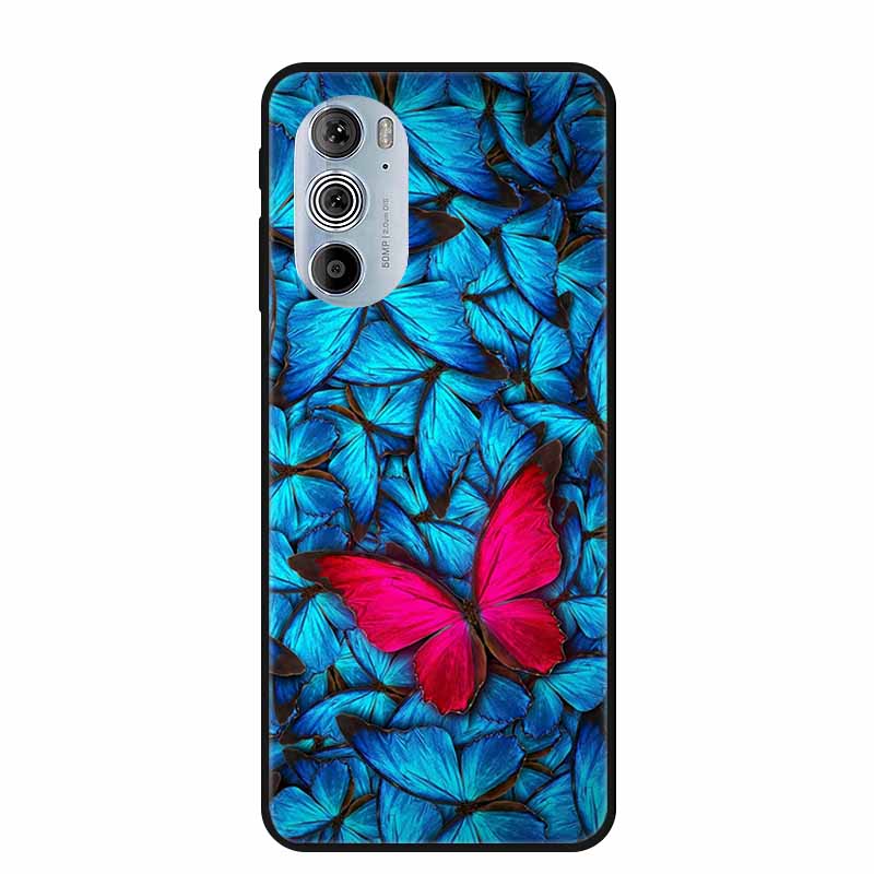For Motorola Moto Edge Plus 2022 Case Soft Silicone TPU Back Cover Case For Motorola Edge+ 5G UW 2022 Funda Wolf Cartoon Coque