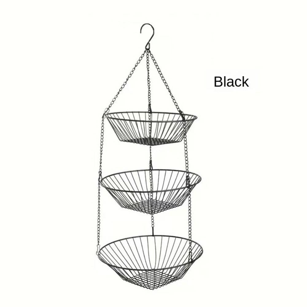 Cesto Portafrutta Sospeso Nordico Cesto Pieghevole per Verdure Nuovo Cesto Portaoggetti per Snack Forniture da Cucina