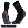 High-End Quality Professional Sports Socks for Men and Women, Warm, Breathable, Deodorizing, Mid-Calf Outdoor Hiking Socks, Thickened Terry, Meri