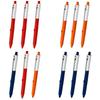 3Pcs Interactive Water Jet Pen Decompressive Press Action Ballpoint Pen For Stress Relief And Entertainment During Study