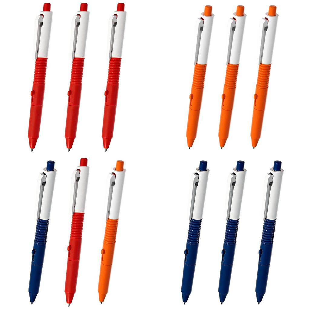 3Pcs Interactive Water Jet Pen Decompressive Press Action Ballpoint Pen For Stress Relief And Entertainment During Study