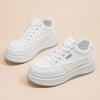 Spring Women's Breathable White Sneakers, Children's Versatile Thick-soled Sport and Casual Board Shoes for Women