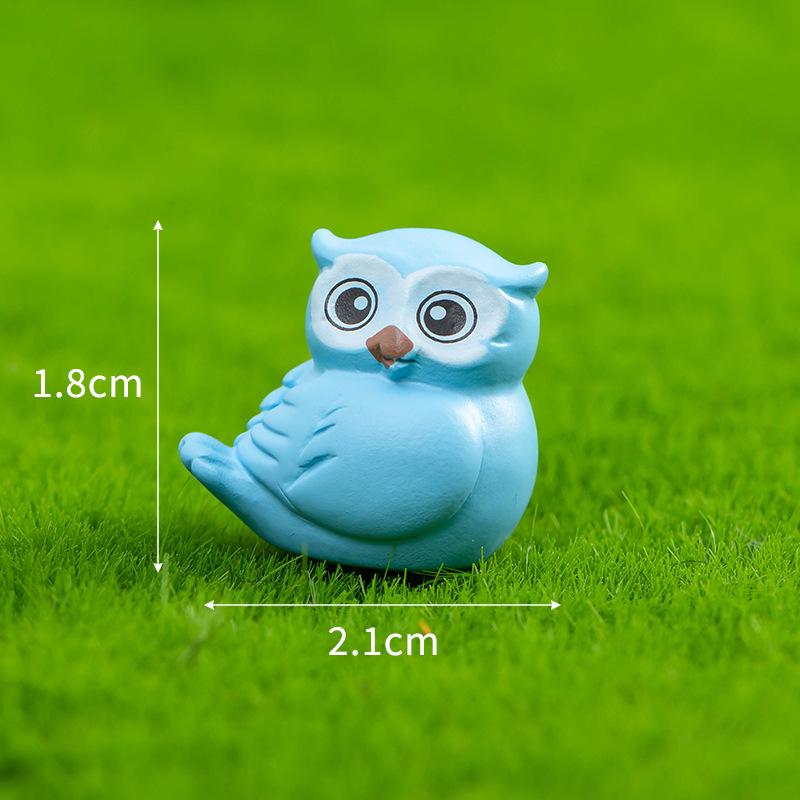 

Микропейзаж Милая фигурка совы Украшения Садовые украшения Аксессуары Виджет для рабочего стола автомобиля Q version owl 10pcs