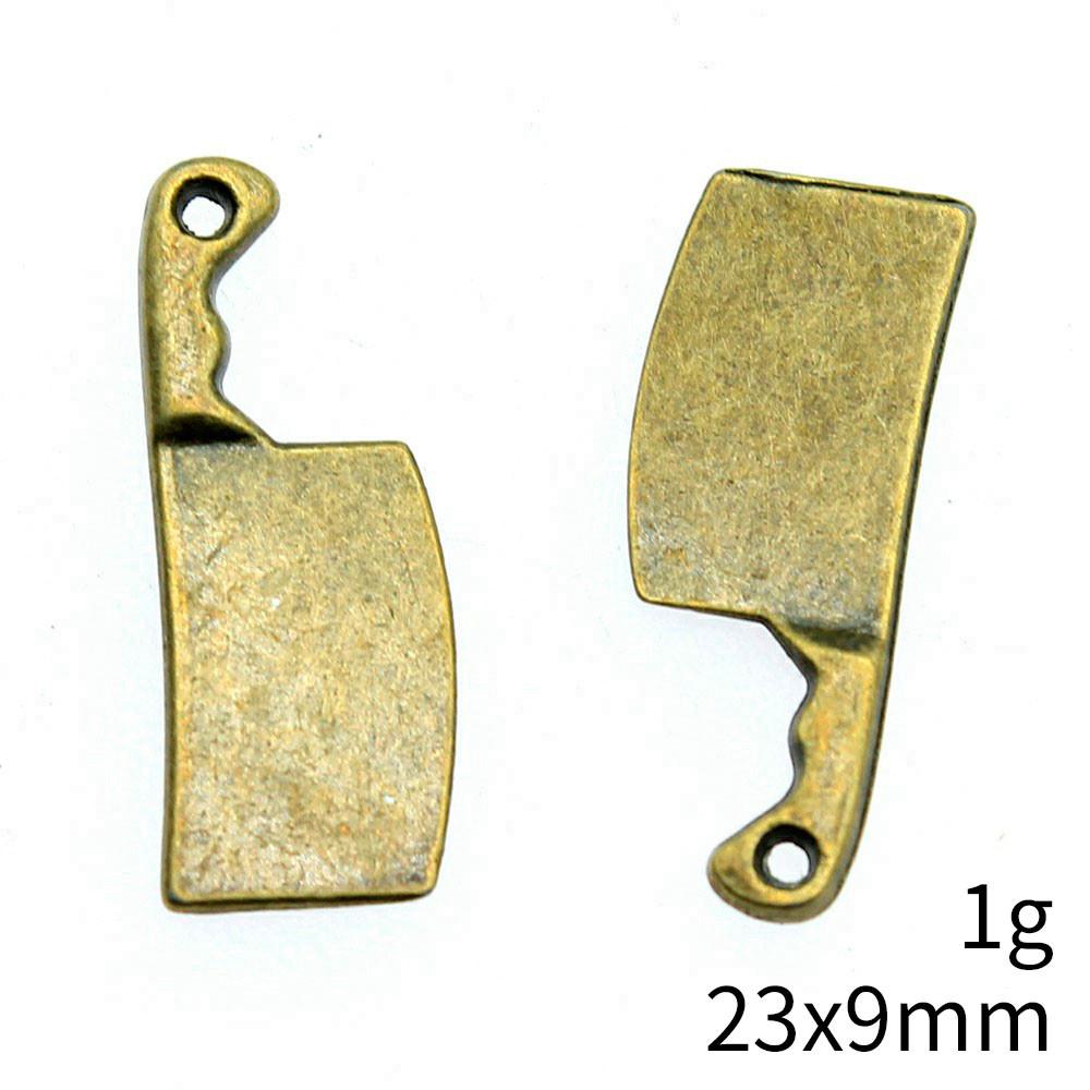 Christmas Decorations Charms For Bracelet Tableware Fork Spoon Charms Pendant Art Supplies Pendant