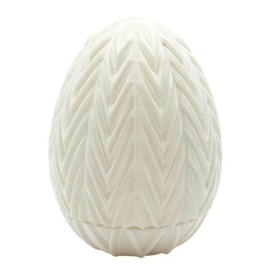 

Подарочная коробка-лабиринт в форме яйца, снятие стресса, развивающий 3D-печатный лабиринт-яйцо со скрытым отделением, коробка-головоломка для денег, наличных, подарок на день рождения, Пасху B белый