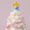Christmas Tree Ornament Colorful Multi-Layered Crochet Christmas Tree Decoration