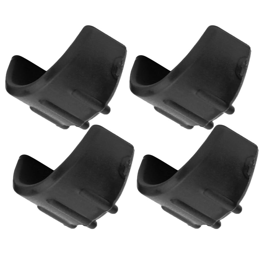 4pcs RC Shock Absorption Damping Cover Wear Resistant Fit for 1 8 Remote Control CarBlack