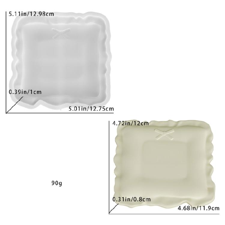 Heat Resistant Food Grade Silicone Mold For Crafting Unique Coaster Decoration Tableware Crafts Making Mould