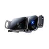Foldable Phone Car Mount with Wireless Fast Charging - Compatible with Huawei & Samsung, Air Vent Clip