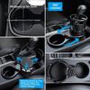 2 In 1 Car Cup Holder Expander 360 Degree Adjustable Base Drink Holder Anti-Shake Stable Auto Bottle Holder Organizer