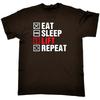 Eat Sleep Lift Repeat Gym Bodybuilding Weights Unisexs Funny T Shirt