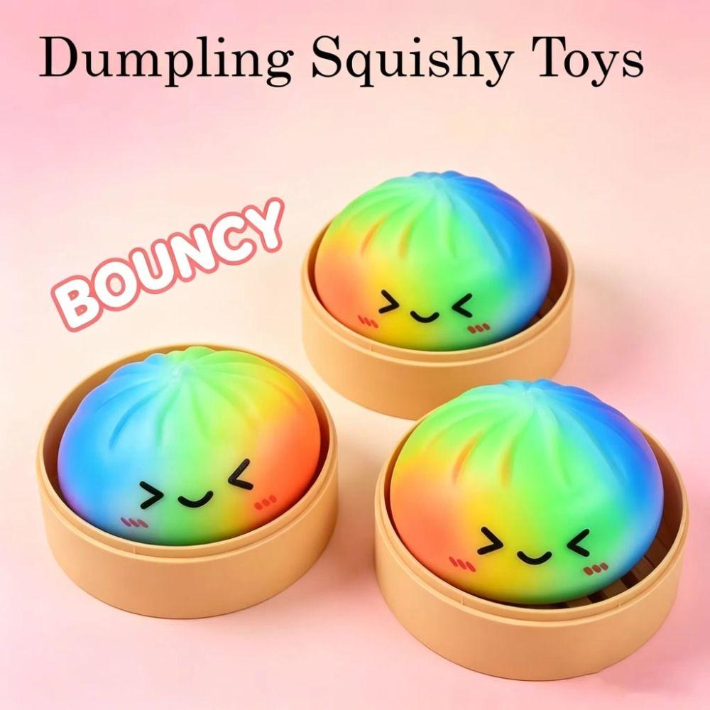 Slow Rising Squishy Dumpling Slow Rebound Sensory Fidget Ball Dumpling Squishy Toys Anxiety ADHD